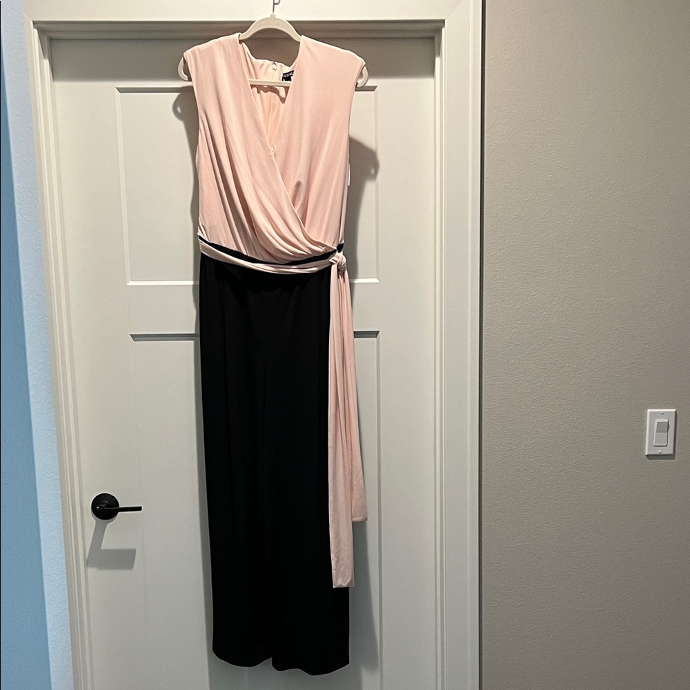 NEW Roz & Ali Soft Pink Sleeveless Jumpsuit